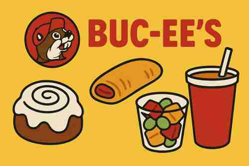 Buc-ees breakfast menu