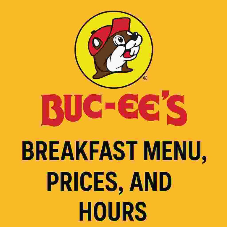 Bucees breakfast menu prices